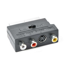 Перехідник Cablexpert SCART/RCA/S-VIDEO (CCV-4415)