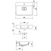 Раковина Cersanit Virgo 60 (K118-006/CCWF1006351603) - изображение 6