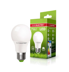 Лампа Euroelectric LED A60 7W E27 4000K