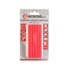 Комплект клейових стрижнів Intertool RT-1043 (7.4мм*100мм, 12шт.)