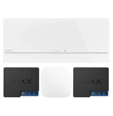 Комплект Mitsubishi Electric Lossnay VL-100EU5-ER Control by Ajax (Ajax Hub 2 White)