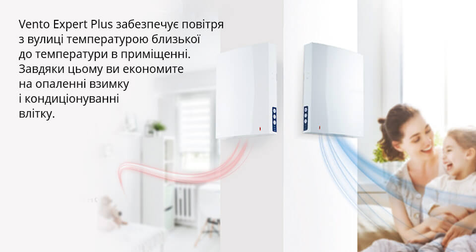 Blauberg Vento Expert Plus в інтер'єрі