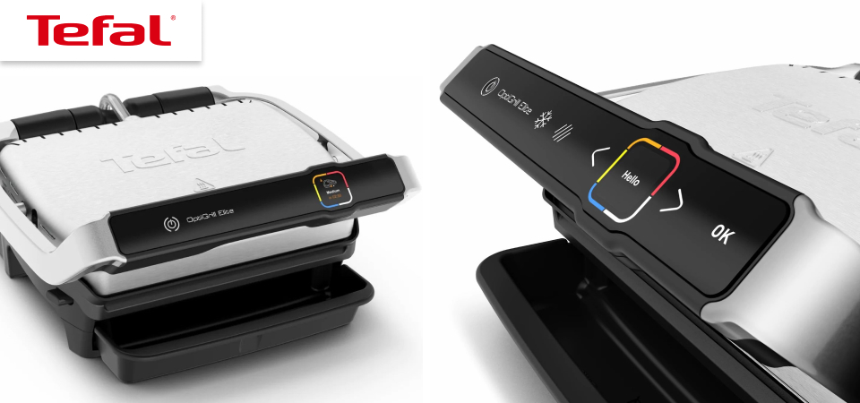 Tefal GC750D30 OptiGrill Elite - електрогриль для легкого готування ваших улюблених страв 